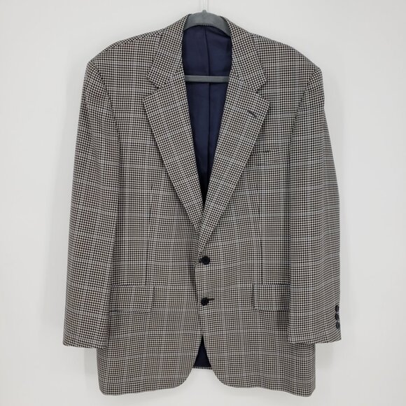 Chester Barrie Plaid Wool Suit Coat Blazer Jacket - Picture 1 of 7